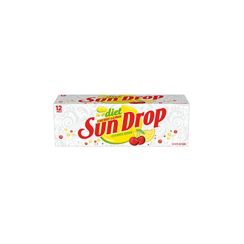 Diet Sun Drop Cherry Lemon, 12 fl oz, 12 pack
