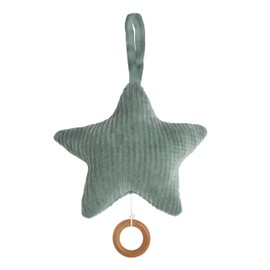 Baby's Only - Star-shaped Music Box for Baby Room - Twinkle, Twinkle Little Star - 22 x 21 cm - Baby Music Box - For Boys and Girls - Sea Green