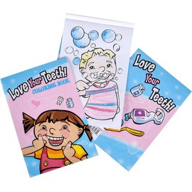 Generic Dental Coloring Books - Tooth Fairy Toys, Dentist Rewards, Dentist Office, Reward Chest, Treasure Chest, Goodie Bags