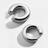 Round Huggie Ear Cuff Earrings for Women Adjustable Non Piercing