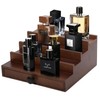Fengligoo Walnut Cologne Organizer for Men - 4 Tier Wooden