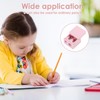 Pink Double Barrel Lip Eye Liner Pencil Sharpener with Cover