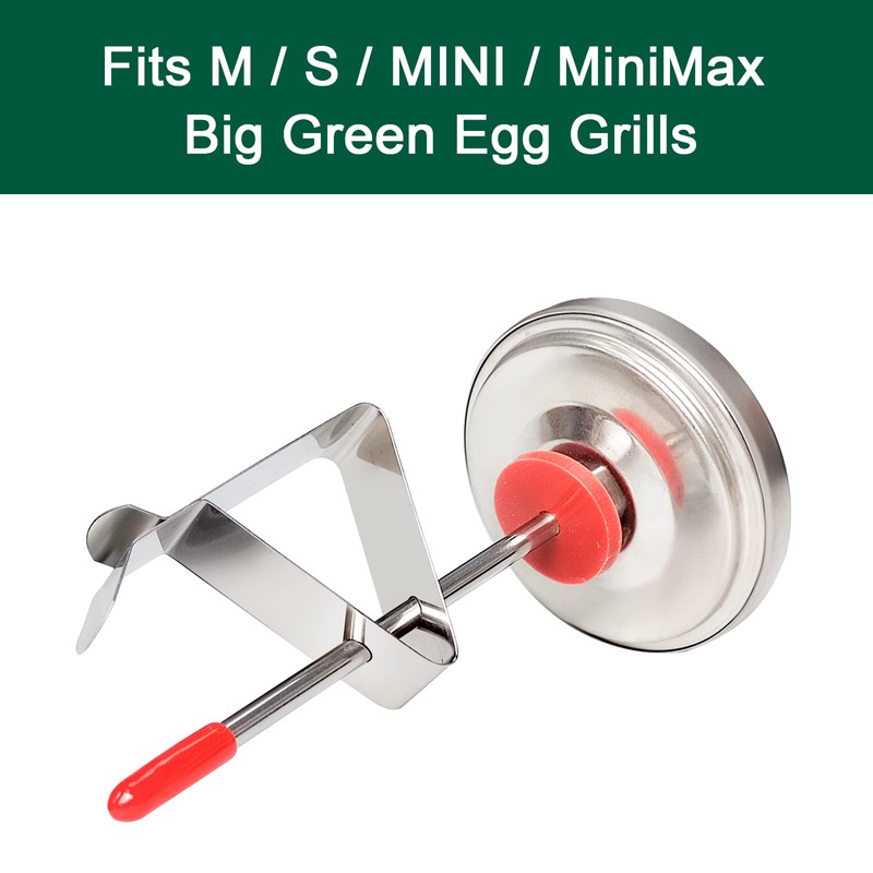Quantfire Upgrade Replacement Thermometer for M/Minimax Big Green Egg, 2"