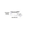 McAlpine ST90CP10-70 90mm Shallow Shower Trap Chrome Plated Plastic, White