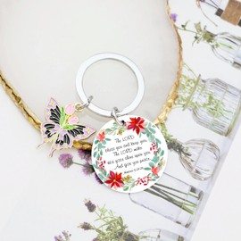 OEHEDOU Christian Gifts For Women Religious Gifts For Women Faith Gifts For Women Bible Verse Gifts For Christian Women Inspirational Christian Keychain First Communion Gifts For Girls Women