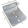 8 Pack 6" Galvanized L-Type Boat Trailer Bunk Bracket, Heavy