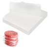 sourcing map 500 Pcs Unbleached Parchment Paper Baking Sheets Squares,