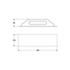 Smoothing Trowel 130 / 380 mm Polished Stainless Steel