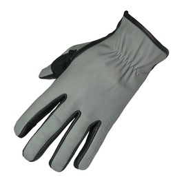 Rough & Road Coolmax Leather Gloves for Motorcycles Gray Size: LL RR8518GY4