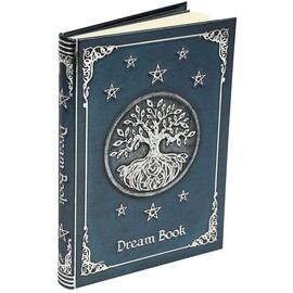 Nemesis Now Tree of Life Embossed Dream Book Journal, Paper, Purple Ribbon Bookmark, 17cm