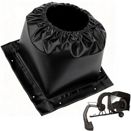 48133 Lawn Mower Hard Top Boot, Lawn Vac Parts for Agri Fab, Heavy Duty PVC Coated Mesh Fabric Hard Top Boot Compatible with Agri-Fab Mow-N-Vac 45-0540 501885 501886 Chip-N-Vac 502492 502493 502494