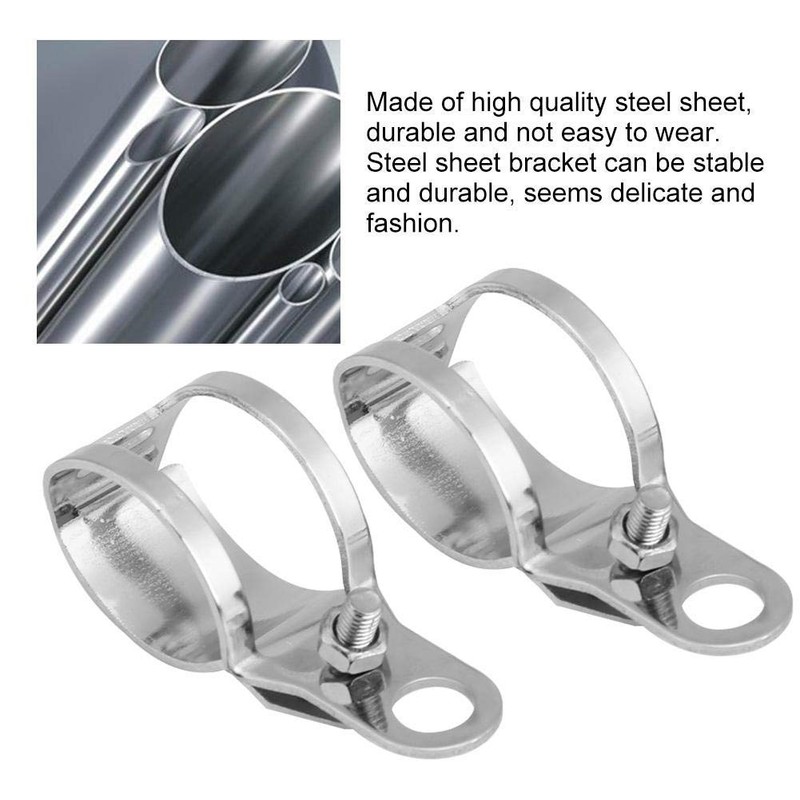 Yctze Indicator Bracket, 2 Motorcycle Indicator Mount Suitable for 30-45