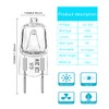AHEVO G8 Light Bulbs 20Watt 120Volt Halogen Light Bulb G8