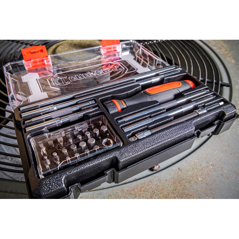 Crescent 39 Piece Ratcheting Bit Driver Set - CRBSDS39PC