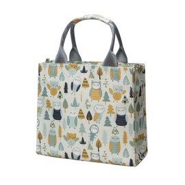 PHEBEN Small Diaper Bags Waterproof Travel Tote Mini Diapers Bag Multi-Function Baby Handbag Crossbody Purse (owl)