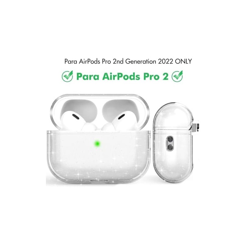 USTIYA SF Funda para AirPods Pro 2 generación 2022 y