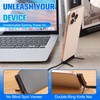 Sideways Phone Charger, 240W Fast Charging Cable, Invisible Stand Charging