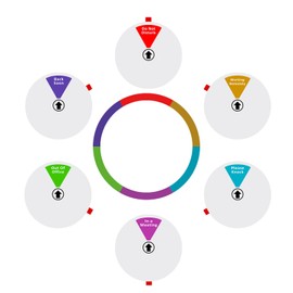 Office Privacy Sign,6 Inch Do Not Disturb,Come in Welcome,Out of Office,in a Meeting,Back Soon,Working Remotely Sign, Privacy Door Sign for Home Office Conference Supplies (6 Option,Silver)