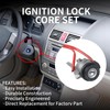 Ignition Switch Lock Cylinder, Driver Side Door Lock Cylinder, Compatible