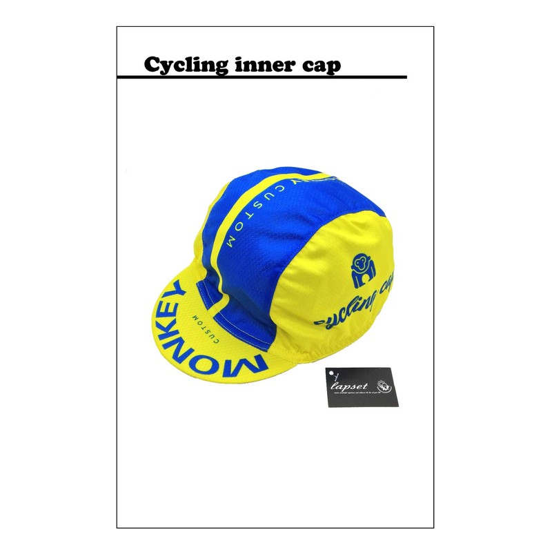 lapset Cycling Cap, Inner Cap, Unisex, Monkey Theme, 14 Colors,