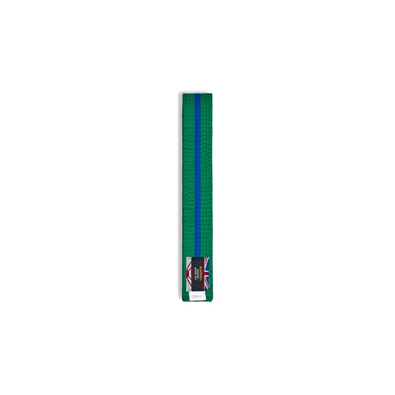 Playwell Martial Arts Cotton Coloured Belt With Various Coloured Stripes
