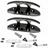 MIZUGIWA Boat Folding Cleats 4-1/2 Inch Stainless Steel Marine Flip