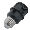 LQ Industrial 2PCS Glass Shade Convertible Lamp Head with Socket