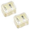 NHQZ Pack of 2 Pencil Sharpener, Thick and Thin Pens