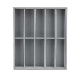 Sunglasses Organizer Storage Tray 10 Grids Eyewear Watch Holder Display Stackable Velvet Tray Women, Watches Jewelry Display Box, Glasses Organizer Tray, unglasses Display Box