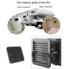 Ronyaoko Side Mount RV Fan Grille, RV Cooling Fan Shutters