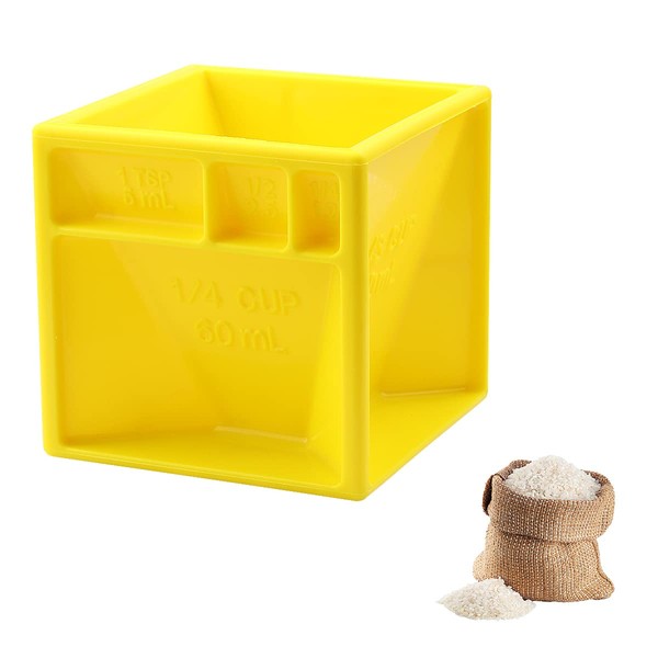 Jagowa Measuring Cups All-in-One Measuring Cube Cooking Measurements Tool for