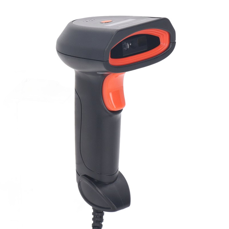 QR Code Scanner Barcode Reader ABS Handheld Scanning Tool for