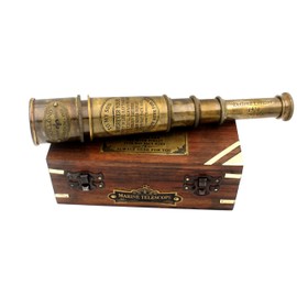 1920 Brass Maritime “ to My Son ” Camping Telescope Engraved with Gift Graduation Day Gifts for Son - Son Birthday Gifts -