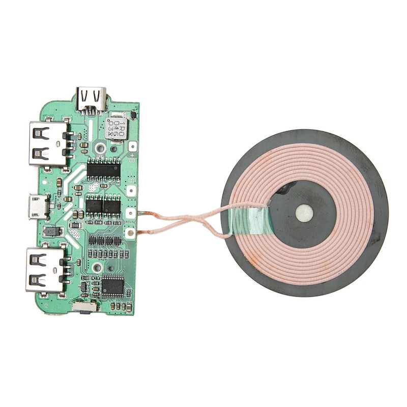 5W Wireless Charging Module Coil PCBA Circuit Board Dual USB