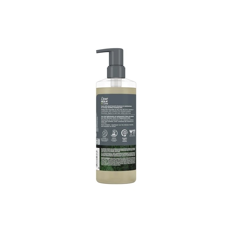 Dove Men+Care 2-in-1 Shampoo + Conditioner Avocado & Tea Tree