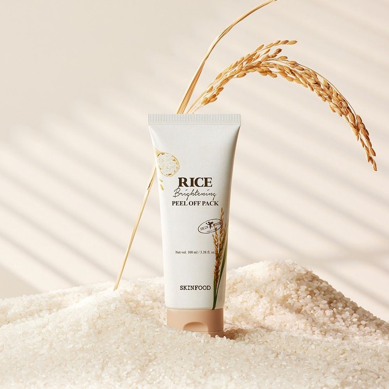 skin food Rice brightening peel-off pack / 라이스 브라이트닝 필오프팩