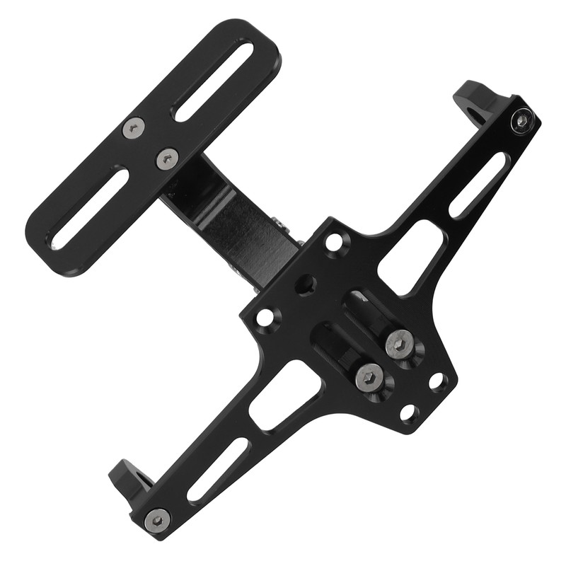 Motorcycle License Plate Bracket CNC Aluminium Alloy Universal Adjustable Motorcycle