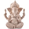 Larimuer Sandstone Ganesha Buddha Statue Hand Carved Sculpture Elephant Statue