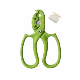 accufine 2 in 1 Flower scissors for Flower Cutting Scissors Professional Floral Scissors and Floral Shears Florist Scissors with Thron Remover Floral Snips for Cut Flowers (AG)