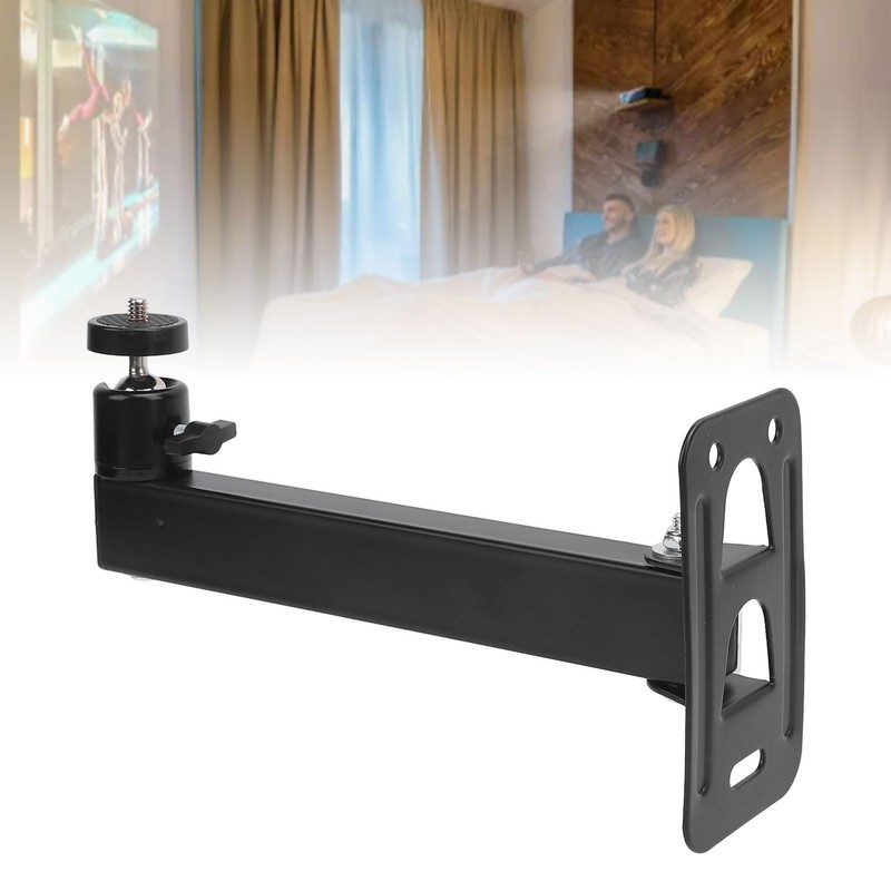 Universal 1/4in Connector Projector Wall Hanger, 360° Rotation, High Strength