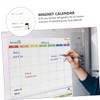 VILLFUL 1set Weekly Magnetic Planner Board Reusable Pet Dry Erase