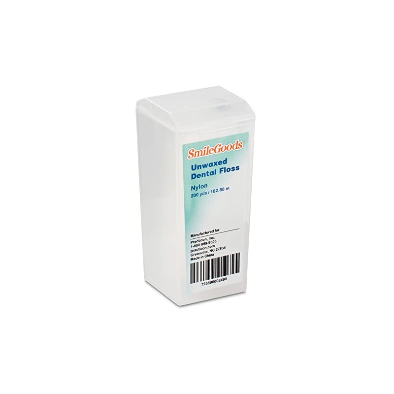 Practicon SmileGoods Hilo Dental sin Encerar Nailon 200 Yardas