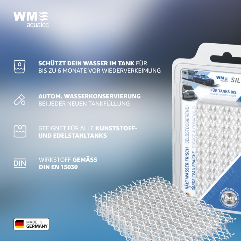 WM aquatec Wasserkonservierung Silvertex System for freshwater tanks up to