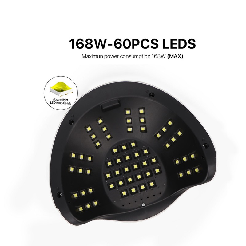 UV LED Nail Lamp 4 Timers Fast Curing Smart Sensor