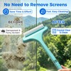 HOMEAN Window Track Cleaning Brush, 2-in-1 Groove Cleaning Tool with
