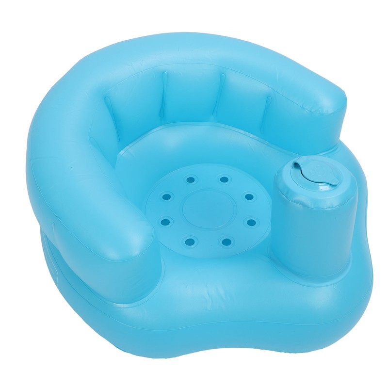 Inflatable Baby Chair Safe Built in Air Pump Soft PVC