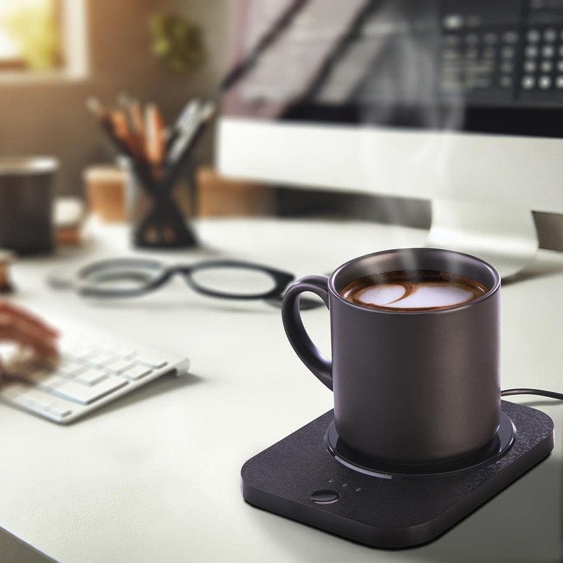 PEARL 2 in 1 USB Cup Warmer with Qi Compatible