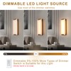 HOMLUCE 14.2in Alabaster Wall Sconce, Large Natural Marble Wall Light