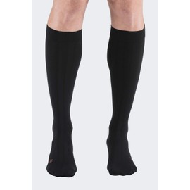 medi mediven for men - Kompressionsstrümpfe für Herren | Kniestrümpfe | CCL1 | Schwarz | Größe VII | Normal | Hergestellt aus Hightech-Fasern | Mit Clima Comfort & Clima Fresh