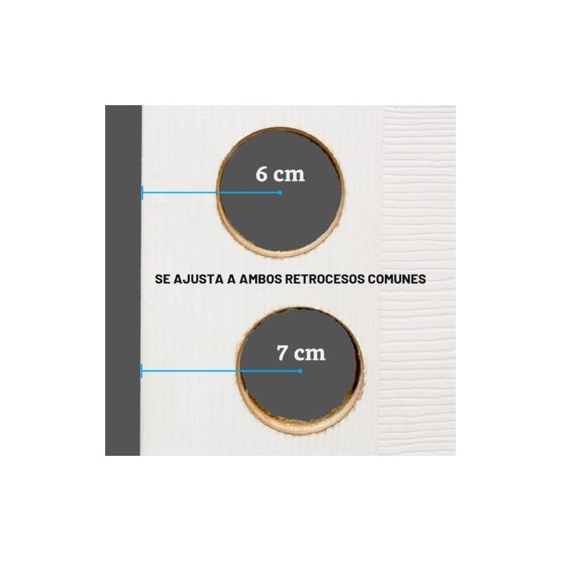 MIBRO 300681 Kit de instalacin de cerradura de puerta y